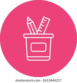 Stationery vector icon. Can be used for printing, mobile and web applications.