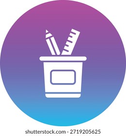 Stationery vector icon. Can be used for printing, mobile and web applications.