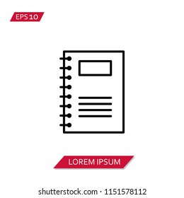 stationery vector icon symbol