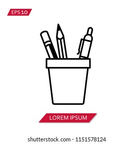 stationery vector icon symbol