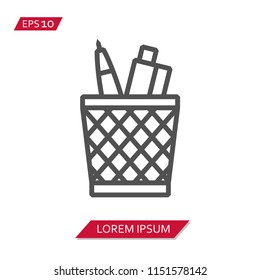stationery vector icon symbol