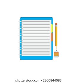 stationery vector illustration, suitable for school, education, child, etc.