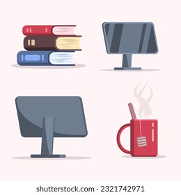 stationery for the workspace, decorative elements for modeling