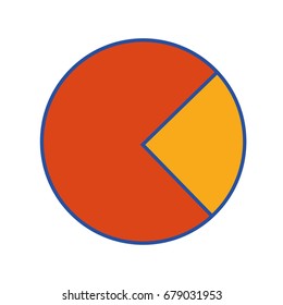 statistic bar to presentation the business documents