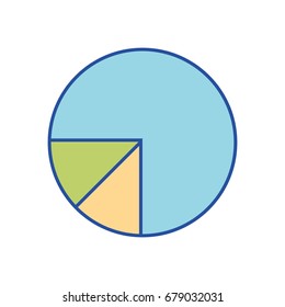 statistic bar to presentation the business documents