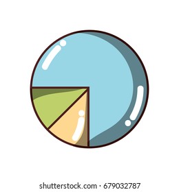 statistic bar to presentation the business documents