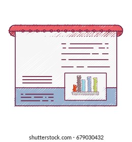 statistic bars presentation business in the company