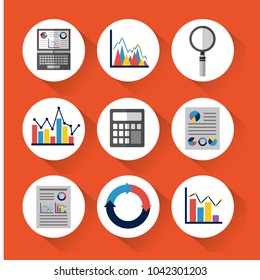 statistic data tools finance diagram and graphic chart business