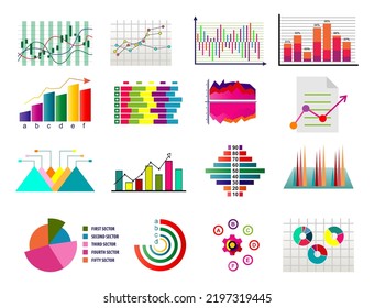 statistic diagram chart colorful. diagram chart 

graph elements vector business infographic 

diagram data template. colorful diagram and 

chart icons.

