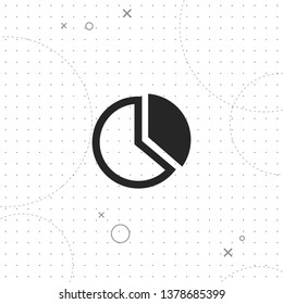 Statistic, diagram, vector best flat icon on texture background , EPS 10