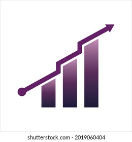 Plantilla De Diseño De Logotipos Estadísticos Financieros Y Contables