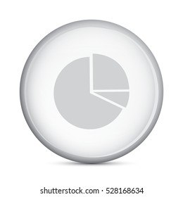 statistic flat icon vector