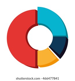 statistic graphic empty, isolated flat icon design