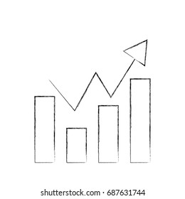 statistic graphic isolated icon