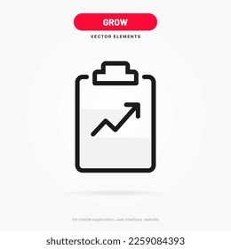 Statistic icon. 3d financial analysis stats icon. Growing graph. Business chart symbol. Growths chart collection. Progress bar. Bar diagram. Growth success arrow icon. Progress symbol. Chart increase