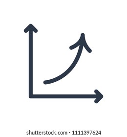 Statistic icon. Isolated graph and statistic icon line style. Premium quality vector symbol drawing concept for your logo web mobile app UI design.