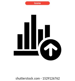 statistic icon isolated sign symbol vector illustration - high quality black style vector icons
