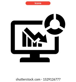 statistic icon isolated sign symbol vector illustration - high quality black style vector icons

