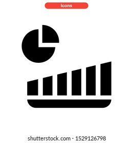 statistic icon isolated sign symbol vector illustration - high quality black style vector icons
