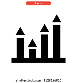 statistic icon isolated sign symbol vector illustration - high quality black style vector icons
