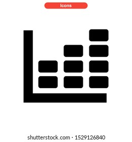 statistic icon isolated sign symbol vector illustration - high quality black style vector icons
