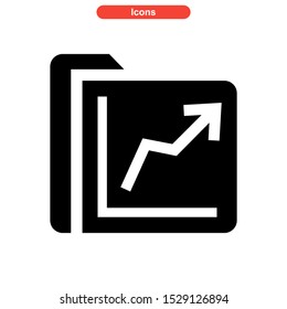 statistic icon isolated sign symbol vector illustration - high quality black style vector icons
