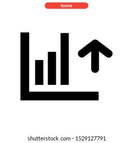 statistic icon isolated sign symbol vector illustration - high quality black style vector icons

