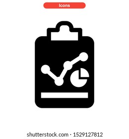 statistic icon isolated sign symbol vector illustration - high quality black style vector icons
