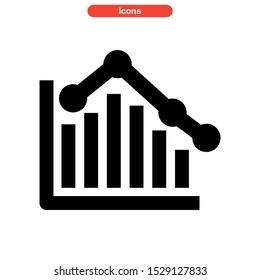 statistic icon isolated sign symbol vector illustration - high quality black style vector icons

