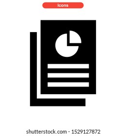 statistic icon isolated sign symbol vector illustration - high quality black style vector icons
