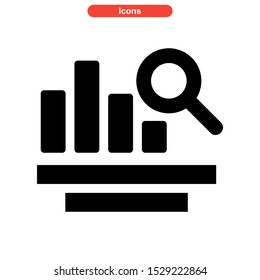 statistic icon isolated sign symbol vector illustration - high quality black style vector icons
