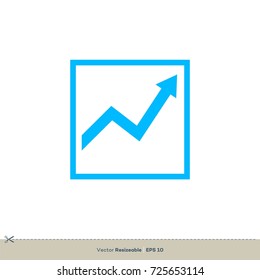 Statistic Icon Logo Template Illustration Design. Vector EPS 10.