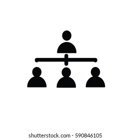 statistic icon on white background
