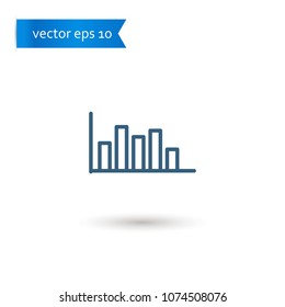 statistic. statistic icon. sign design. Vector EPS 10.