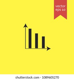 statistic. statistic icon. sign design. Vector EPS 10.