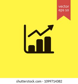 statistic. statistic icon. sign design. Vector EPS 10.