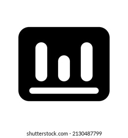 Statistic Icon Vector Symbol Design Illustration