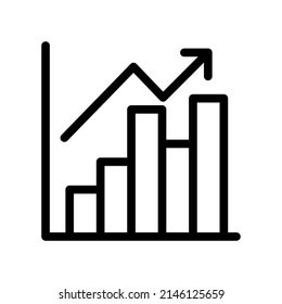 Statistic Icon Vector Symbol Design Illustration