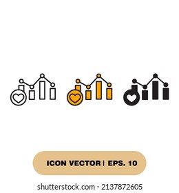 statistic icons  symbol vector elements for infographic web