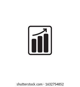 statistic infographic bar vector illustration