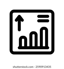 statistic line icon. vector icon for your website, mobile, presentation, and logo design.