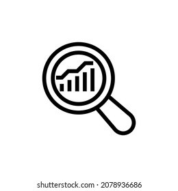 Statistical Analysis icon in vector. Logotype