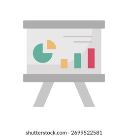Ícone de Vetor de Análise Estatística que pode facilmente modificar ou editar
