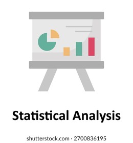 Statistical Analysis Vector Icon which can easily modify or edit
