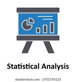 Statistical Analysis Vector Icon which can easily modify or edit
