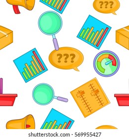 Statistical evidence pattern. Cartoon illustration of statistical evidence vector pattern for web