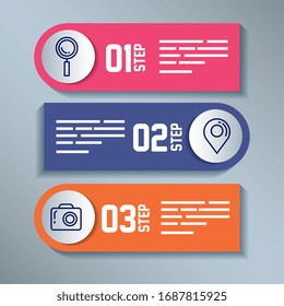 infografía estadística con números e iconos diseño de ilustración vectorial