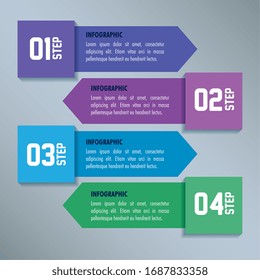 statistical infographic with numbers icons vector illustration design