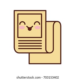 Statistical report kawaii character