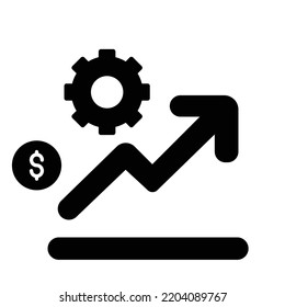 Statistician Black Glyph Vector Icon which can easily modify or edit

